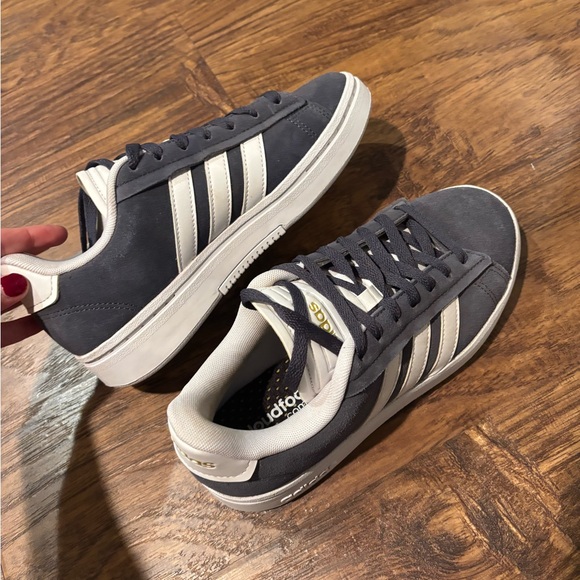 adidas Shoes - Adidas Women's Gray and White Sneakers